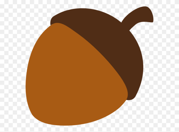 Желудь мультяшный