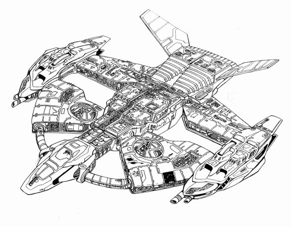 Star Wars звездолет раскраска