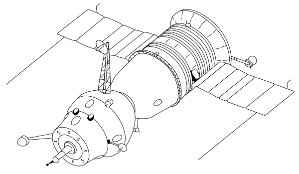 Союз 7к-ок чертеж