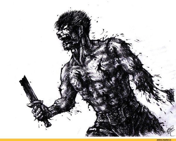 Кэнтаро Миура и Гатс