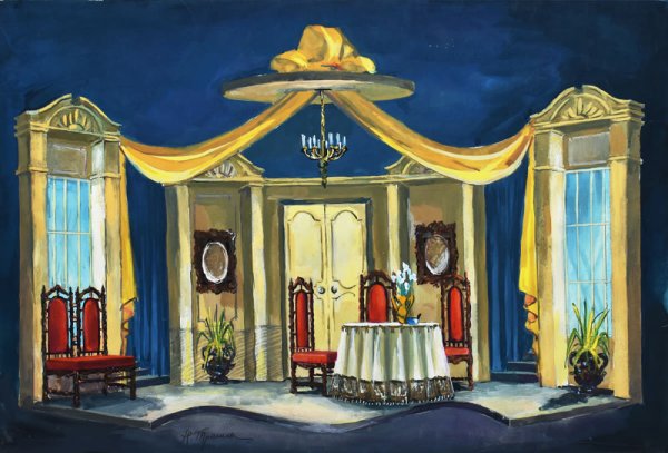 Театральные декорации к спектаклям