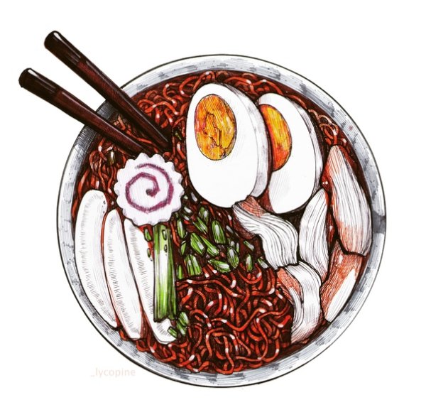 Скетчинг рамен