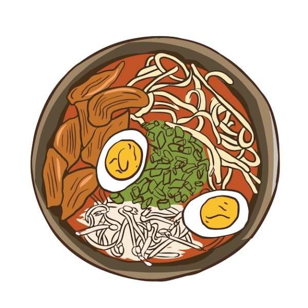 Рамен иллюстрация