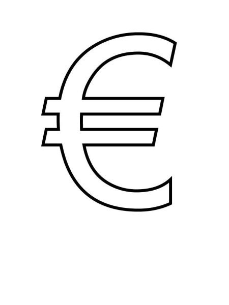 Графический символ евро