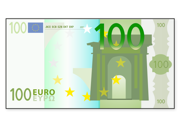 100 Евро купюра