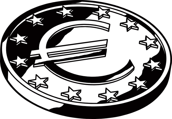 Монета трафарет