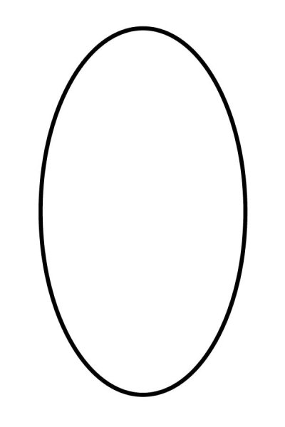 Овал раскраска
