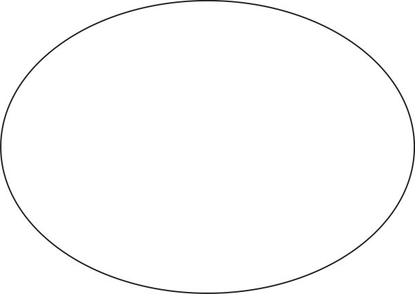 Овал шаблон