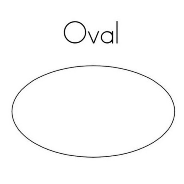 Геометрические фигуры овал