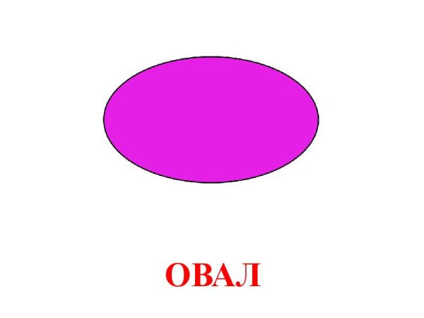 Геометрические фигуры овал