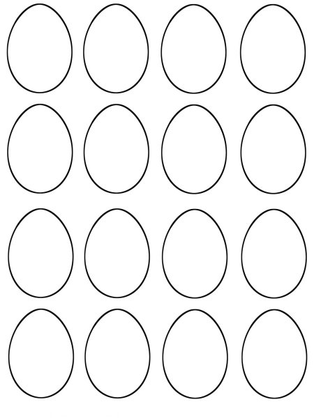 Овал трафарет