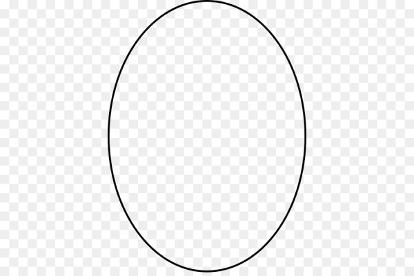 Овал на прозрачном фоне