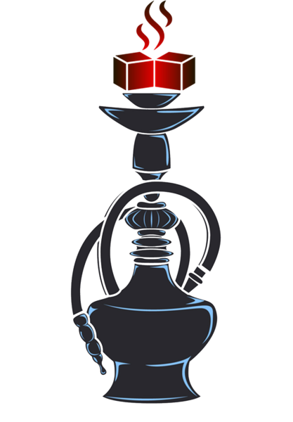 Кальян трафарет