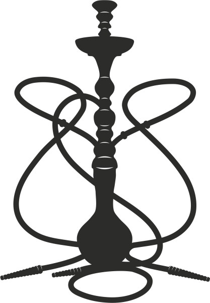 Кальян силуэт