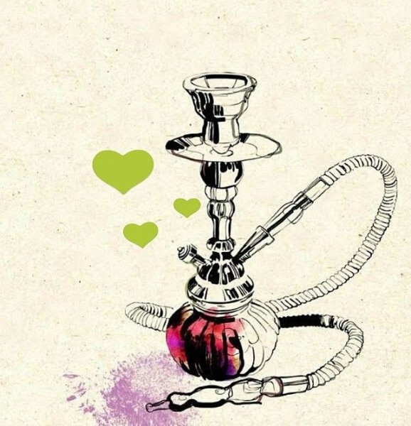 Кальян набросок