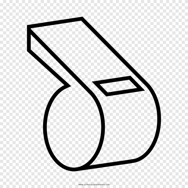 Свисток раскраска