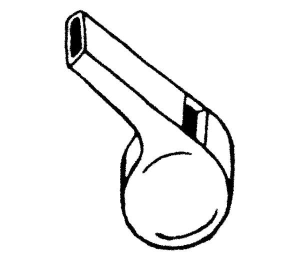 Свисток значок