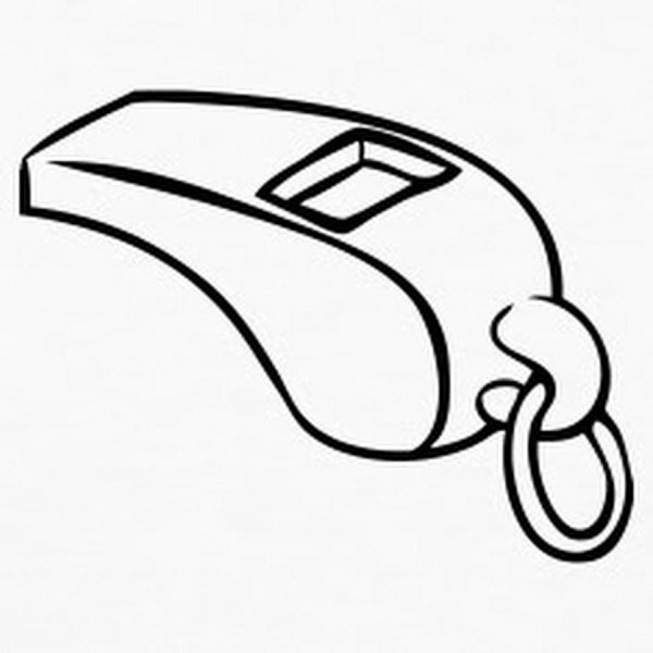 Свисток раскраска