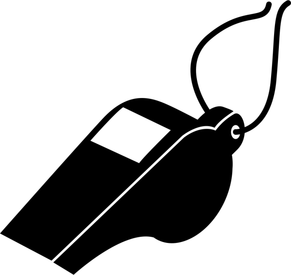 Свисток синий