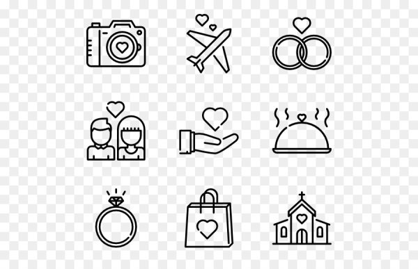 Свадебные иконки