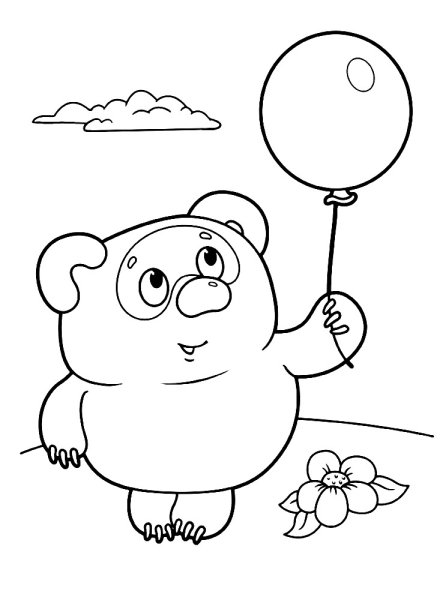 Винни пух срветски йраскраска