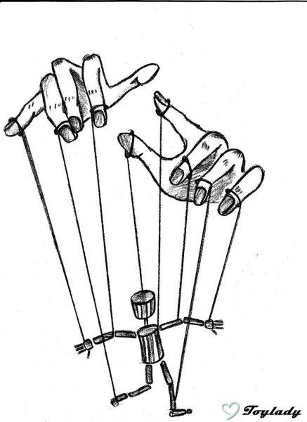 Нарисовать марионетку