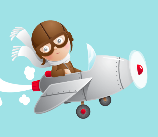 Летчик мультяшный