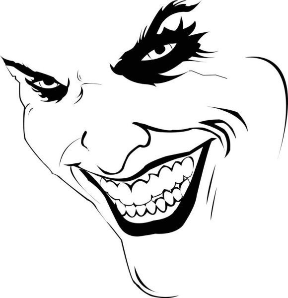 Улыбка эскиз