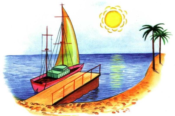 Море рисунок