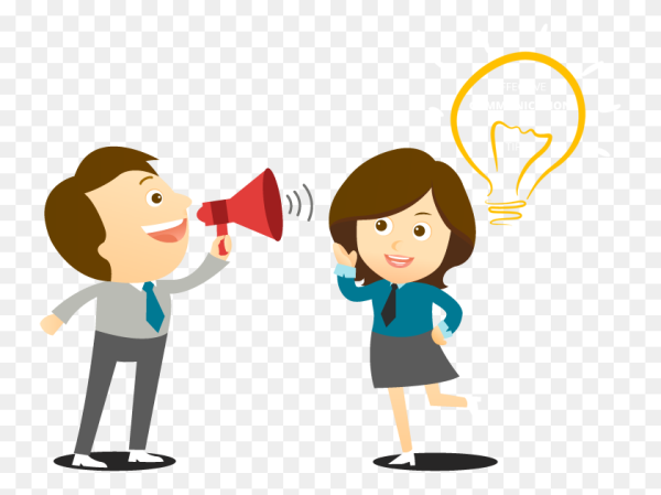 Человек говорит