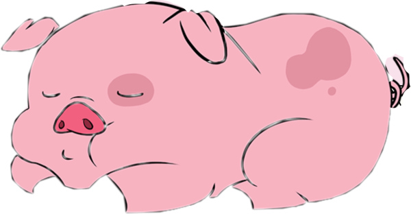 Пухля из Гравити Фолз черно белый