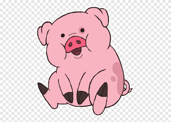 Стикеры Гравити Фолз Пухля