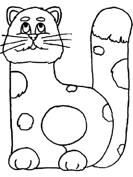 Живые буквы раскраска