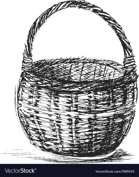 Корзина плетеная