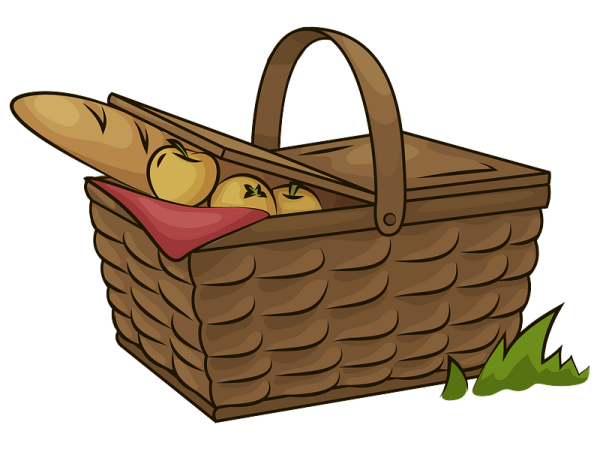 Корзинка раскраска