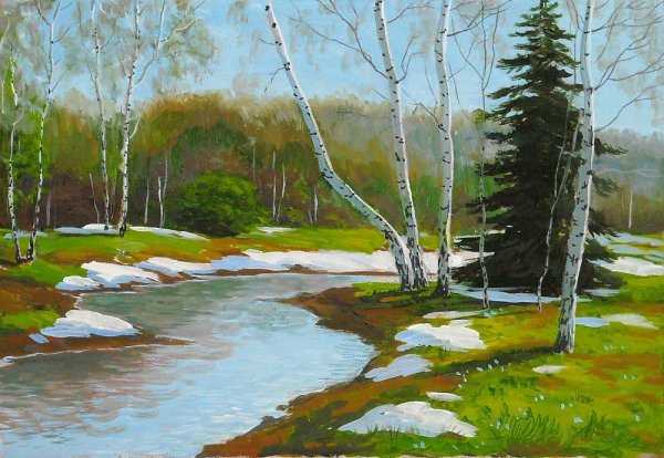 Пейзаж рисунок