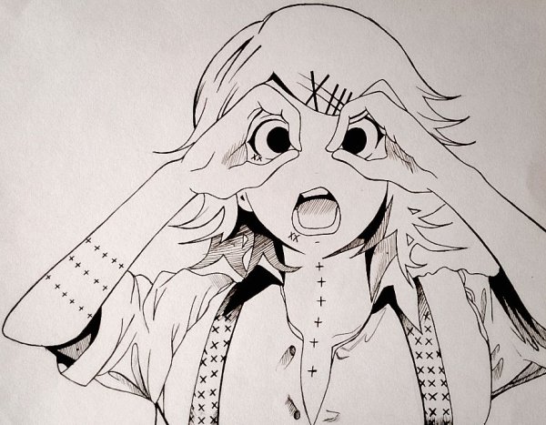 Джузо Судзуя черно белый