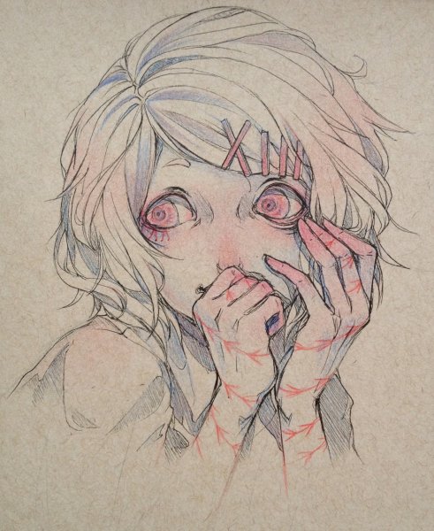 Токийский гуль для срисовки Джузо