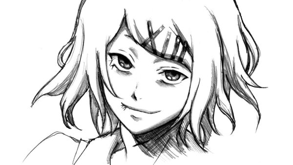 Аниме карандашом Токийский гуль Джузо