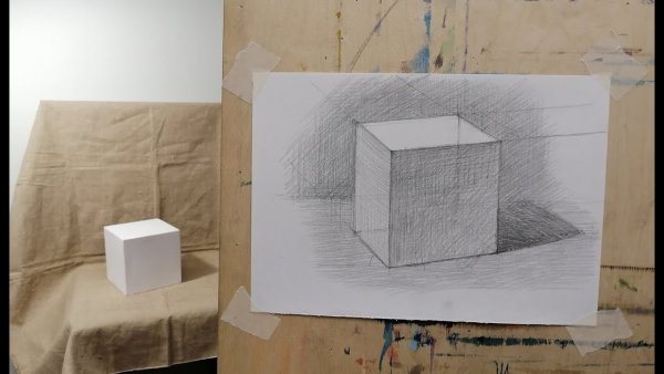 Академическая штриховка Куба