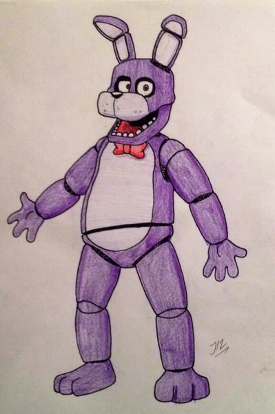 ФНАФ для срисовки Олд Бонни