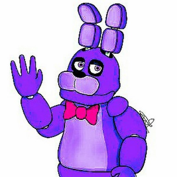 Бонни ФНАФ 1 рисунок