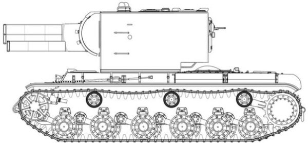 Раскраска танк кв 1
