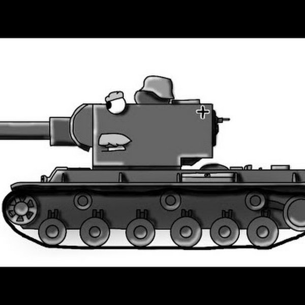 Танк кв-2 картина