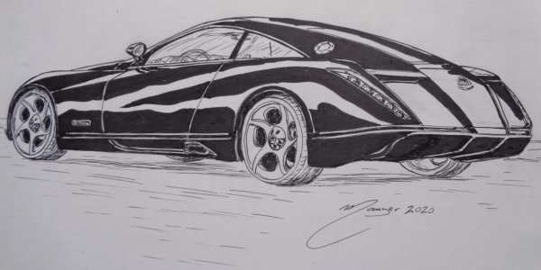 Майбах рисунок