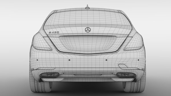 Раскраски машины Мерседес Майбах