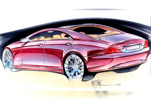 Как рисовать Мерседес Майбах