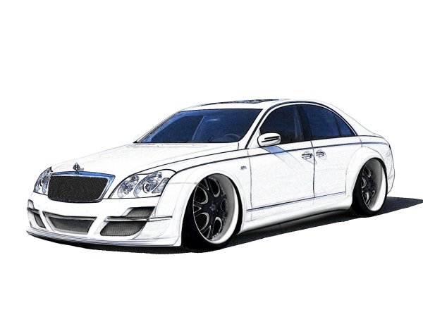 Раскраска Майбах