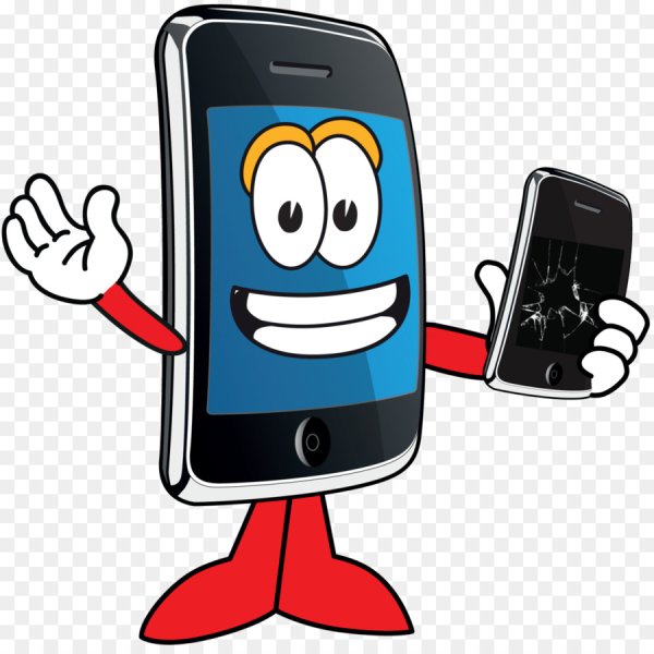 Нарисованный смартфон