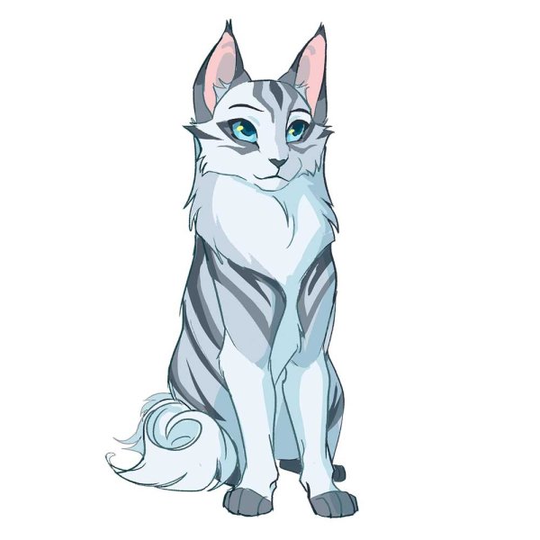 Коты Воители Серебрянка арт